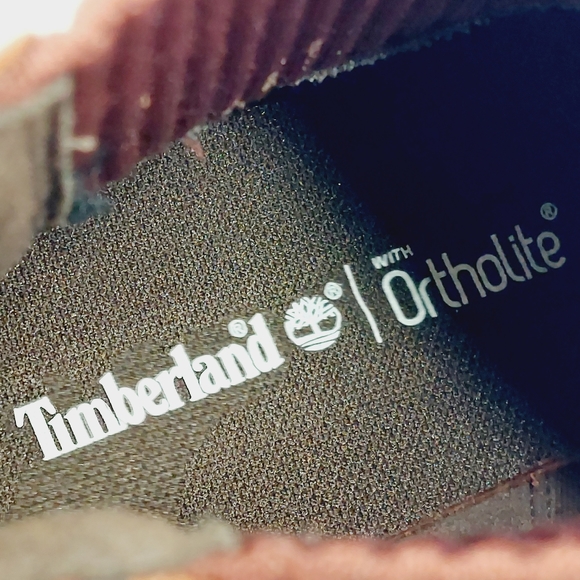 New Timberland Ortholite Leather  Burgundy Ankle Boots C613 - Picture 8 of 11